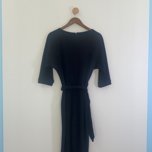 By Anthropologie - Black Woven VNeck Wide Leg Jumpsuit Size Small - Picture 10 of 13